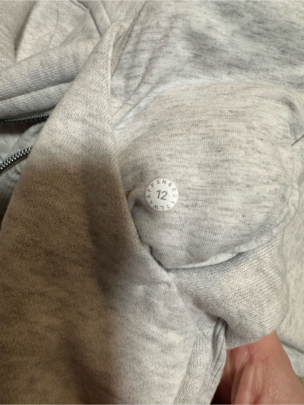 lululemon athletica Heather Light Gray Full-Zip Scuba Utility Jacket - Picture 11 of 16
